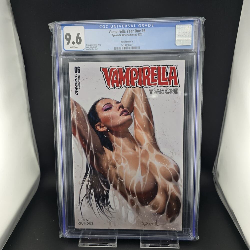 VAMPIRELLA: YEAR ONE #6 CGC 9.6 Lucio Parrillo Cover B Dynamite Comics 2023